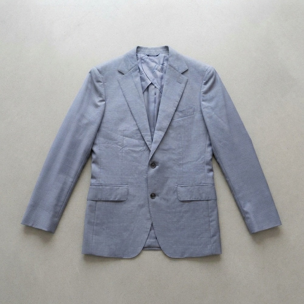 Bonobos wool Blazer 36r unstructured suit Jacket Blue Marlane Primatist italian